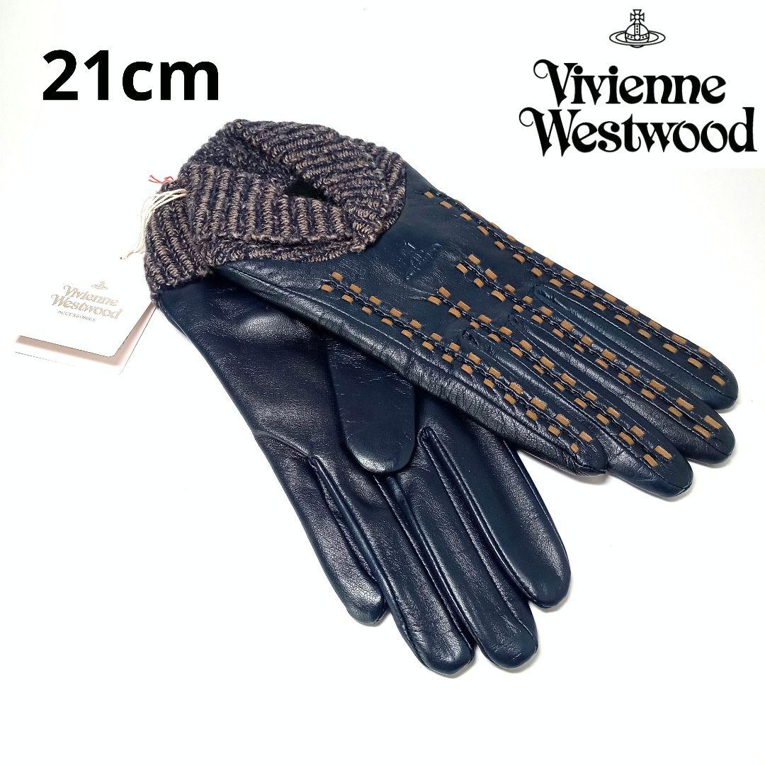 小物 Vivienne Westwood leather gloves Vivienne Westwood buckle-fastening Leather Gloves | Black