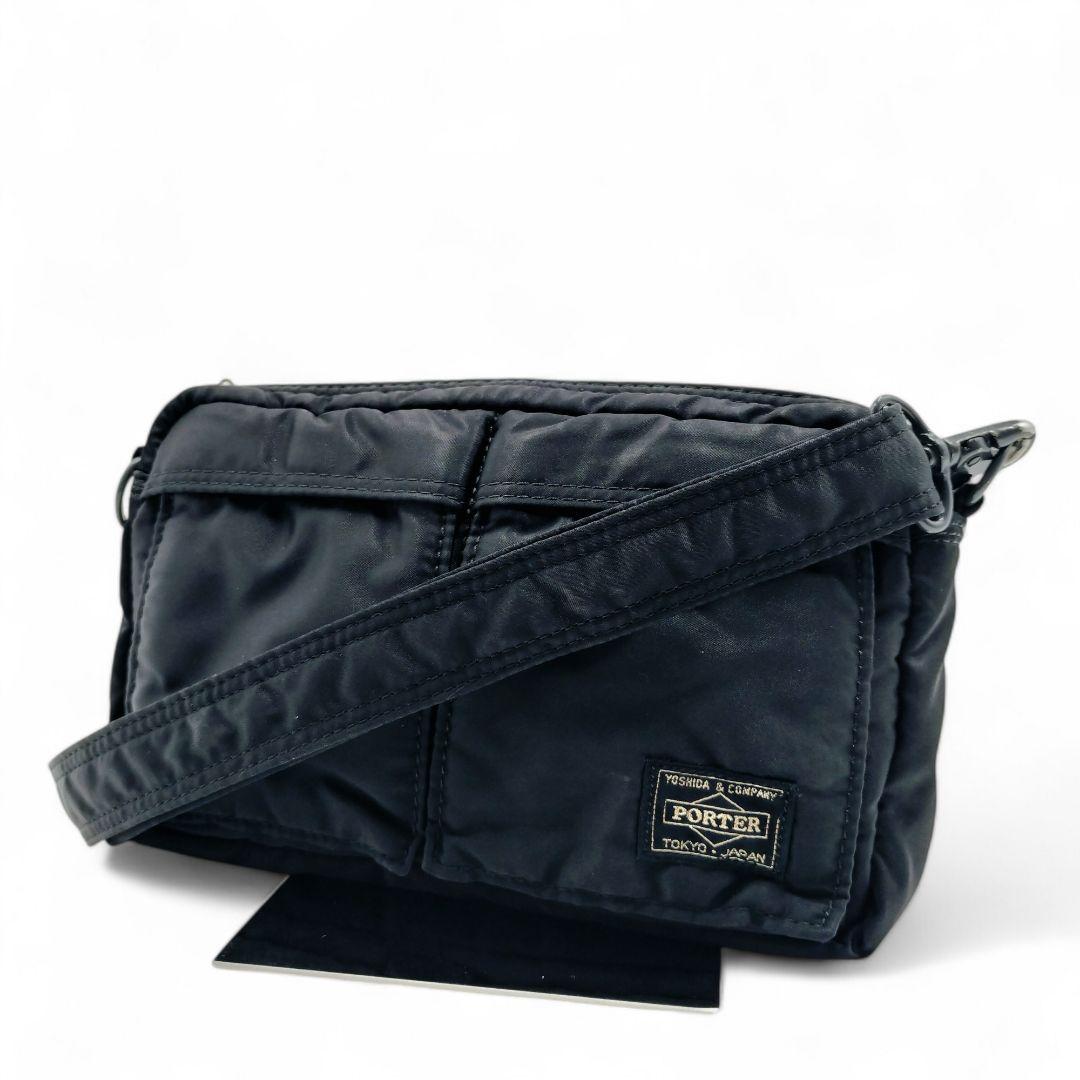 美品 PORTER / TANKER WAIST BAG(L) ブラック Yoshida Porter Tanker Waist Bag(L) Shoulder bag Black unisex