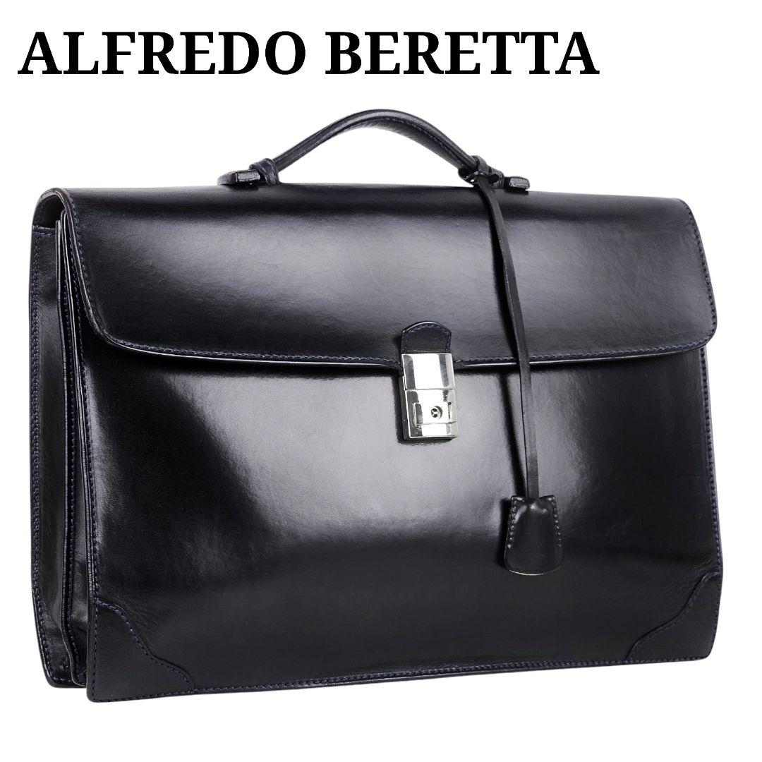 Alfredo Beretta Briefcase Business bag black in good