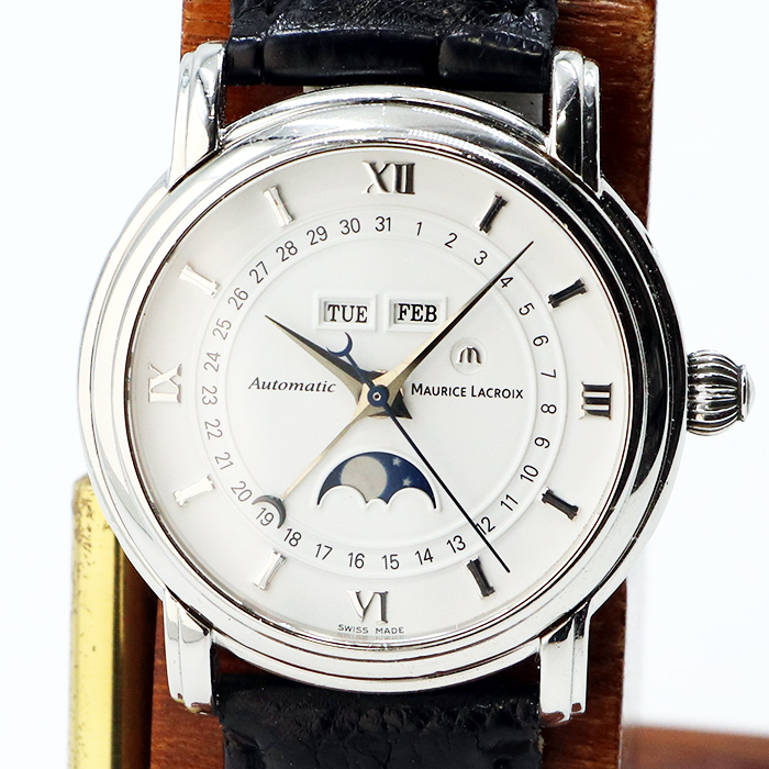 Maurice Lacroix Masterpiece Moon Face MP6347 White Dial Automatic
