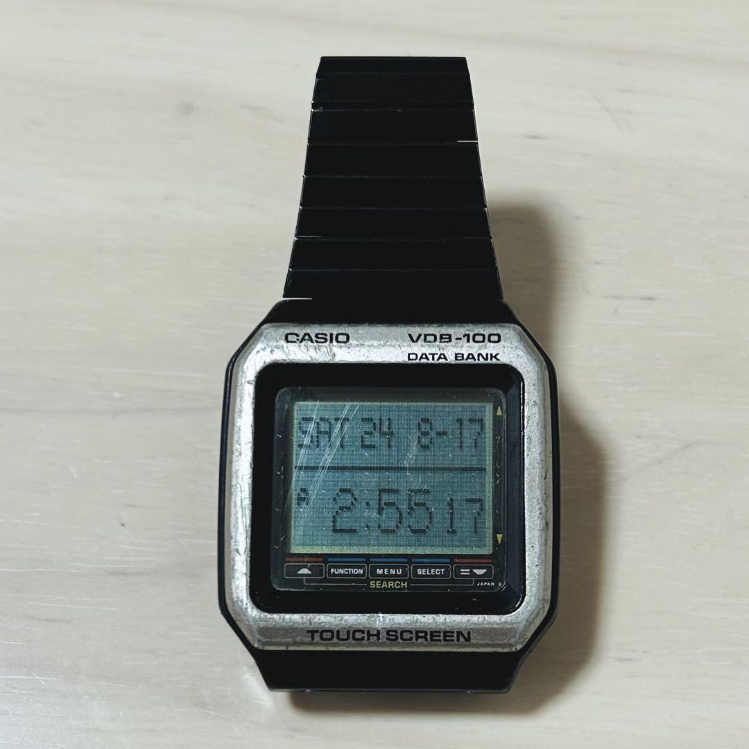 Rare CASIO data bank first generation touch screen black VDB
