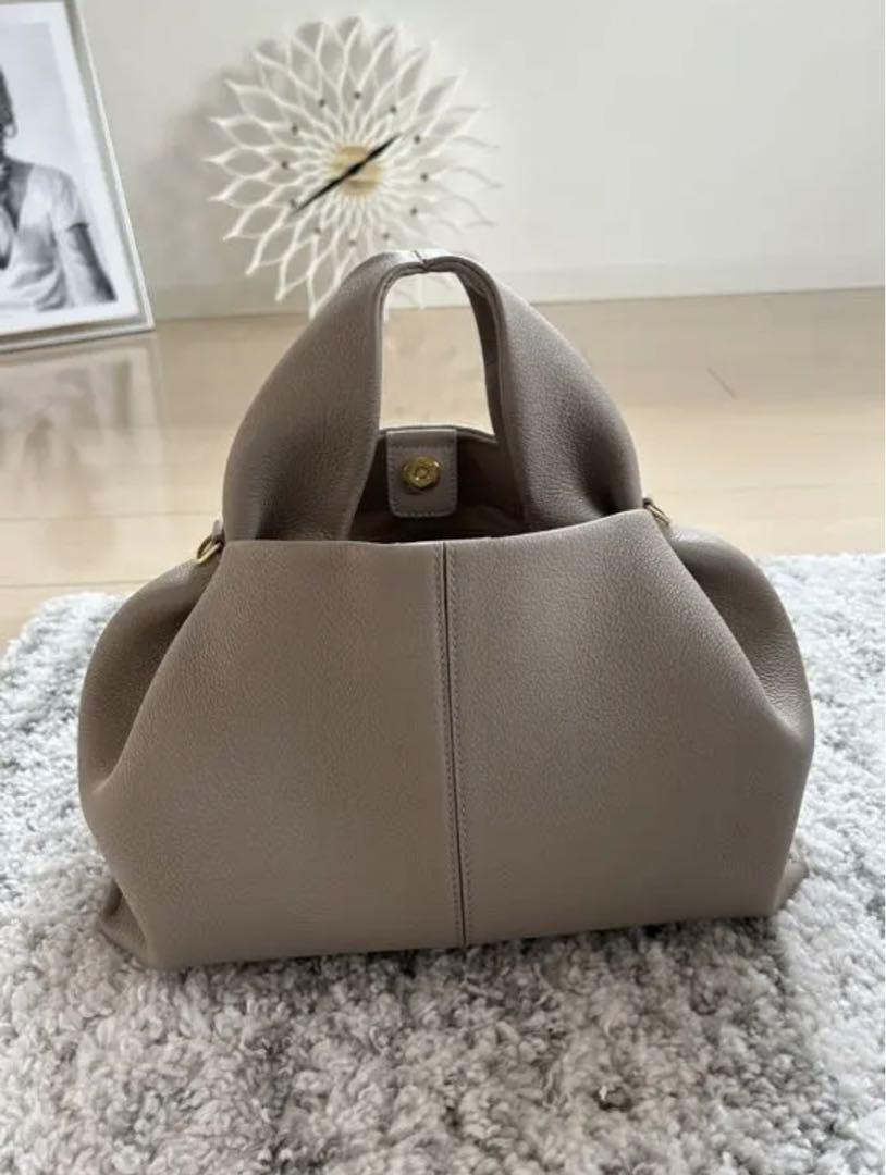 Polene Number Nine ポレーヌトープ Polène | Bag - Numéro Neuf - Textured Taupe